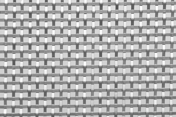 Siatka architektoniczna INOX karbowana tkana