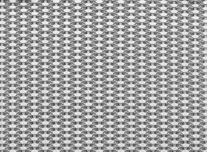 Siatka architektoniczna INOX karbowana tkana