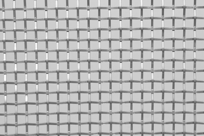 Siatka architektoniczna INOX karbowana tkana
