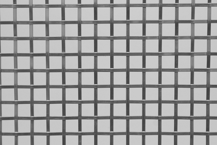 Siatka architektoniczna INOX karbowana tkana