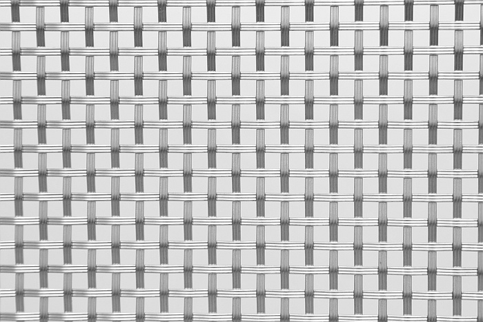 Siatka architektoniczna INOX karbowana tkana