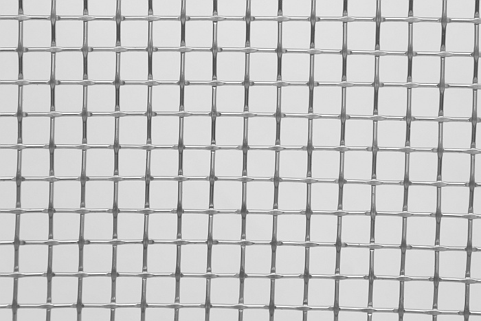 Siatka architektoniczna INOX karbowana tkana